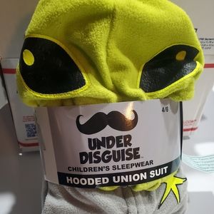 Kids alien union suit